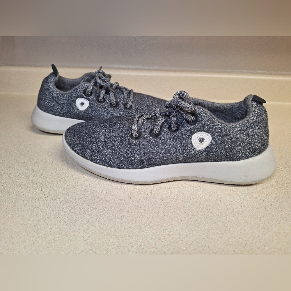 Allbirds Women's Wool Shoes in Gray and White